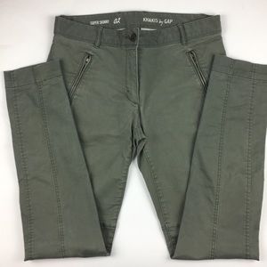 Gap Super Skinny Moto Khakis